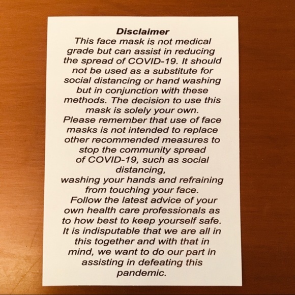 RONA FACE MASK - NEW - BLACK - Picture 6 of 8